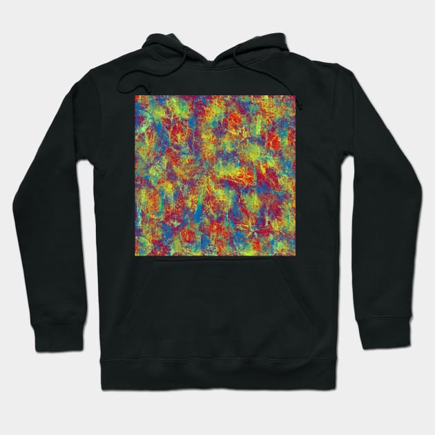 Red Yellow Blue Abstract Hoodie by Klssaginaw